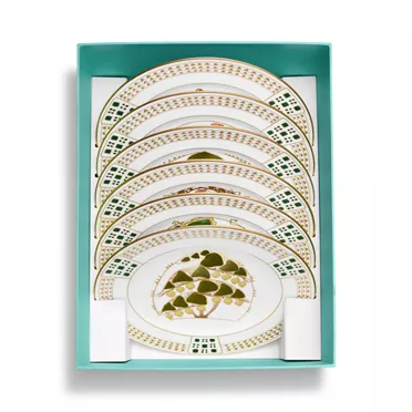 Tiffany Berries:Dinner Plates in Bone China, Set of Six, 3