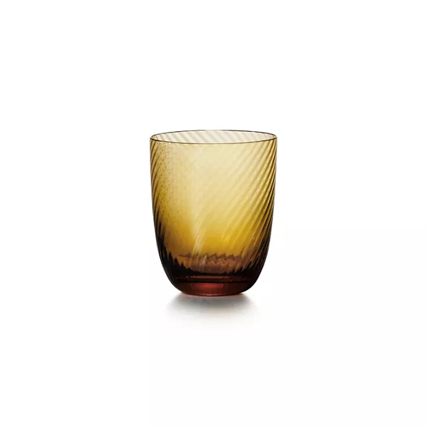 Tumbler in Amber Yellow Glass