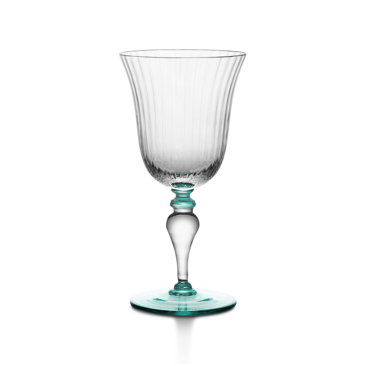 Tiffany Color Block:Wine Glass in Tiffany Blue® image number 0