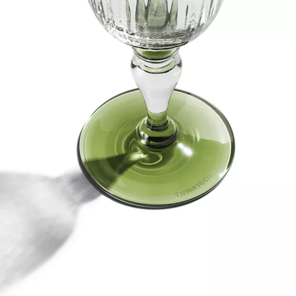 Wine Glass in Jade Green