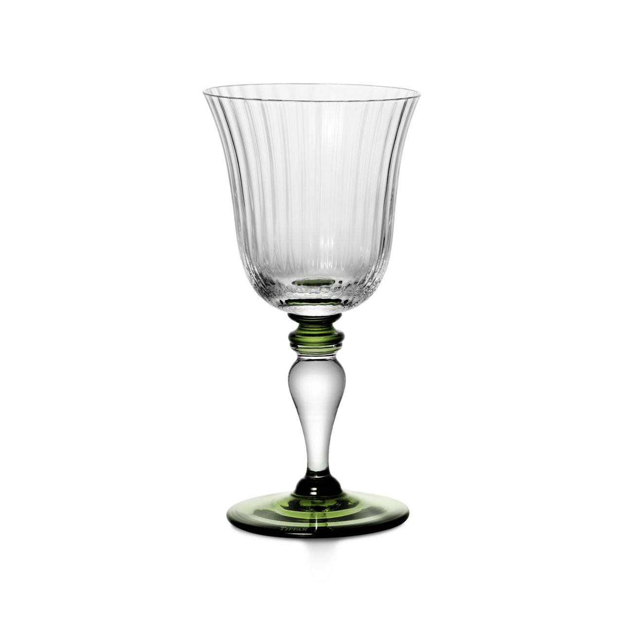 Wine Glass in Jade Green