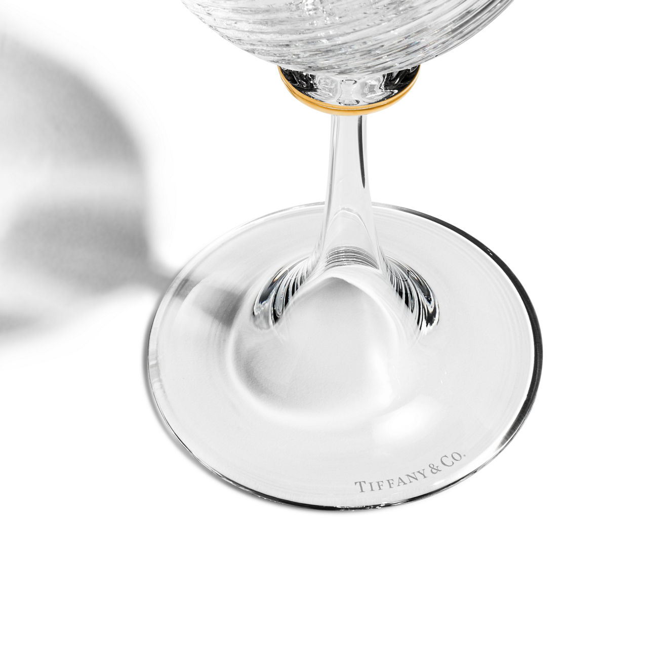 Weißweinglas aus Glas