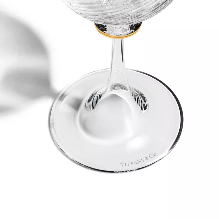 Tiffany Twist:White Wine Glass in Glass, 1