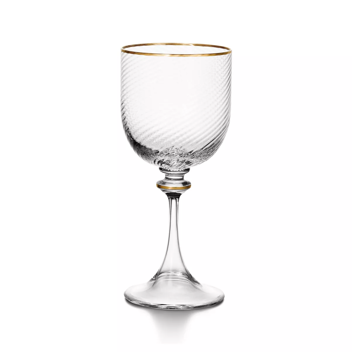 Red Wine Glass in Glass