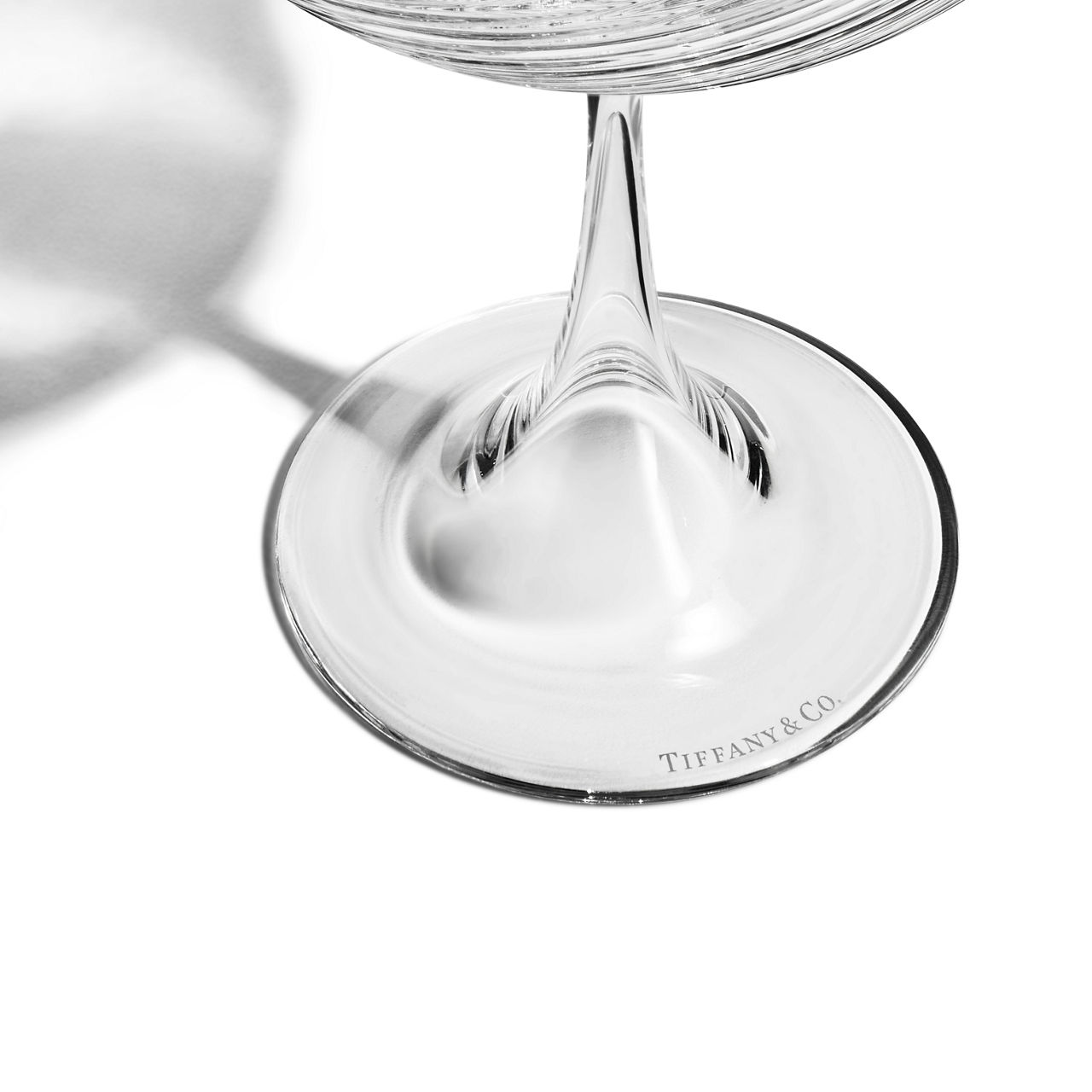 Sektschale aus Glas
