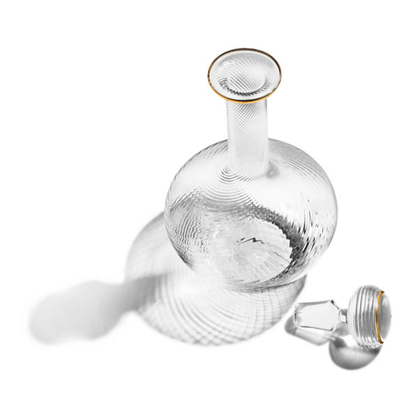 Tiffany Twist:Decanter in Glass