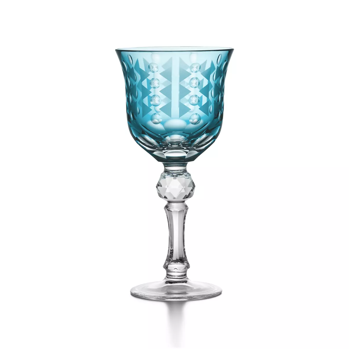 White Wine Glass in Tiffany Blue&reg; Lead Crystal