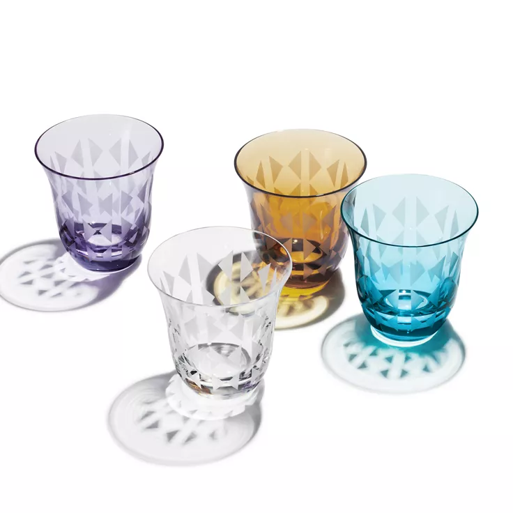 Tiffany Berries:Water Glass in Tiffany Blue® Lead Crystal, 1