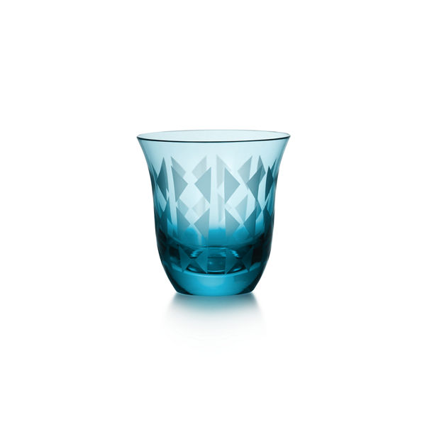 Tiffany Berries:Water Glass in Tiffany Blue® Lead Crystal