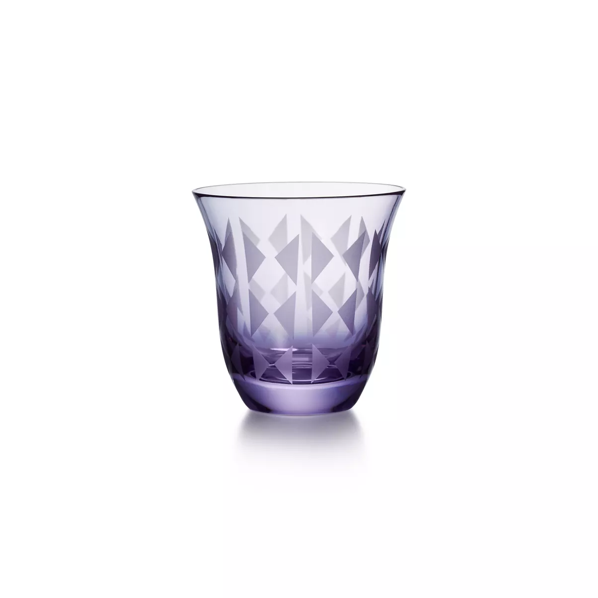 Water Glass in Amethyst Purple Lead Crystal