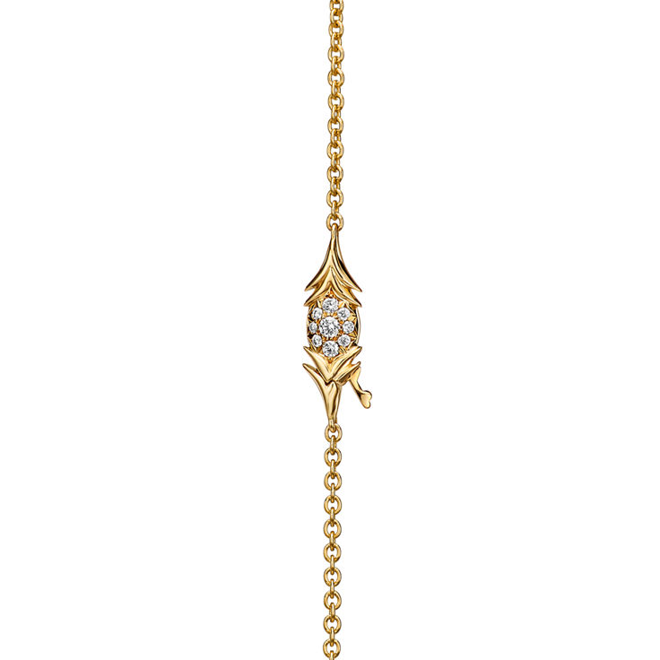 Schlumberger by Tiffany & Co.™:Bird on a Rock Pendant in Yellow Gold and Platinum image number 4