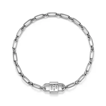 Tiffany 1837®:Large Double Lock Necklace in Sterling Silver, 3