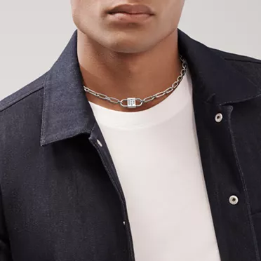 Tiffany 1837®:Medium Double Lock Necklace in Sterling Silver., 2