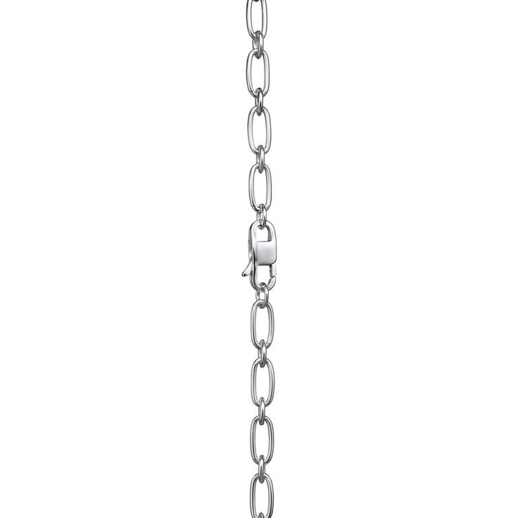 Tiffany 1837™:Small Double Lock Necklace in Sterling Silver image number 5