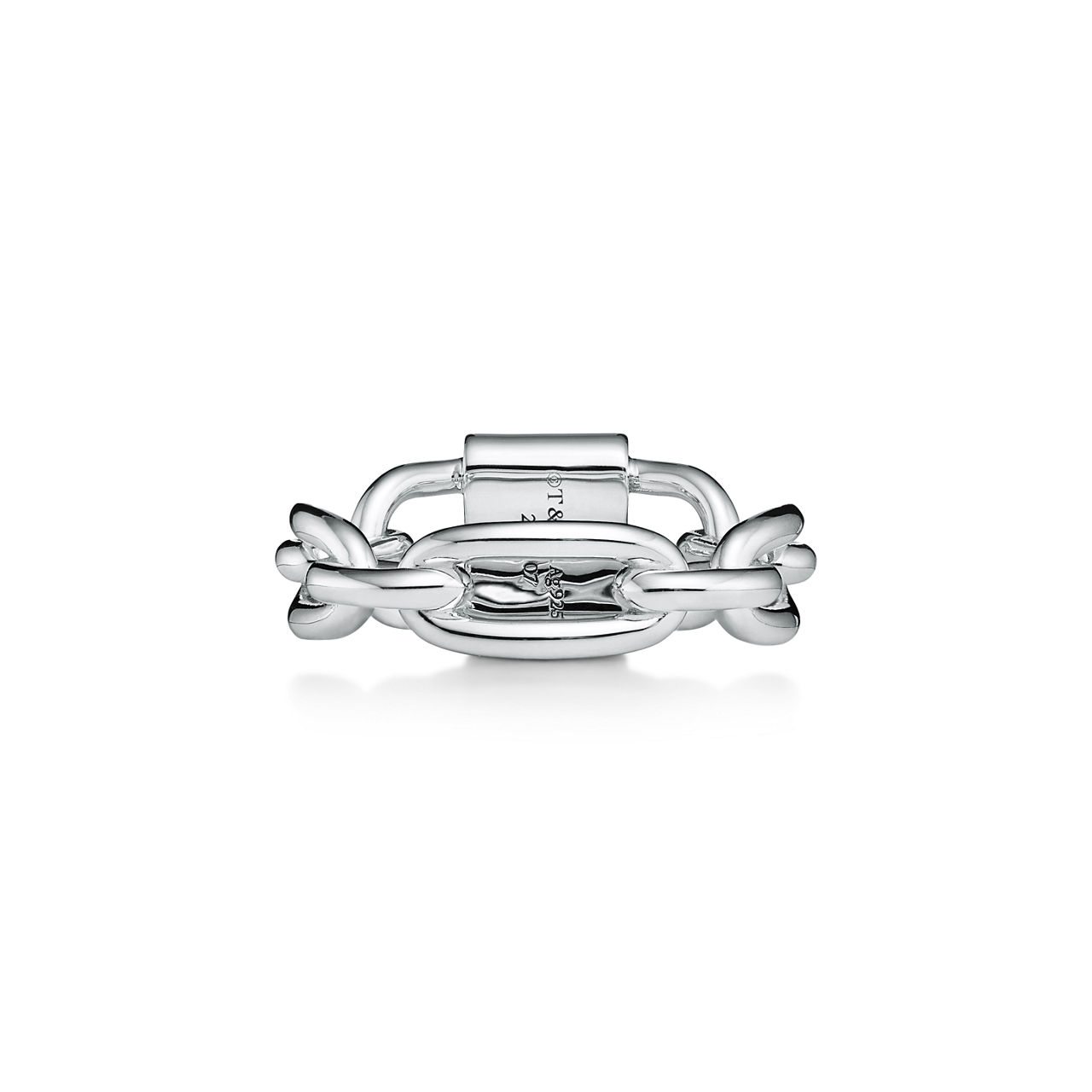 Tiffany 1837®:Small Double Lock Ring in Sterling Silver | Tiffany