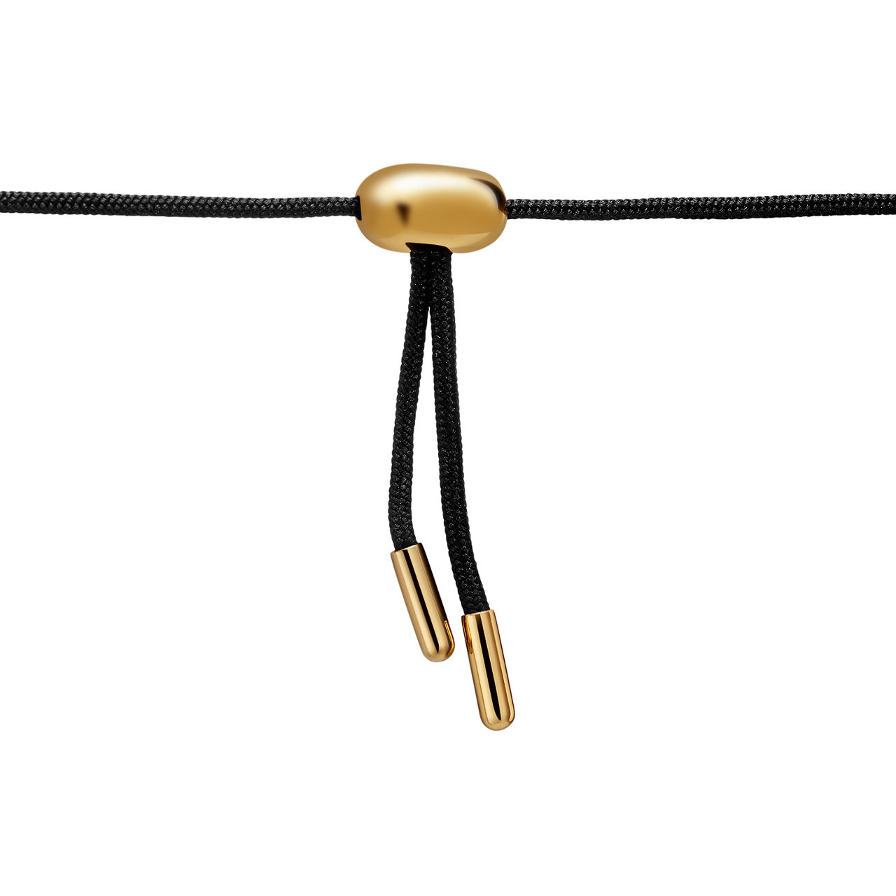 Elsa Peretti®:Bean® design Pendant in Yellow Gold with Diamonds image number 3