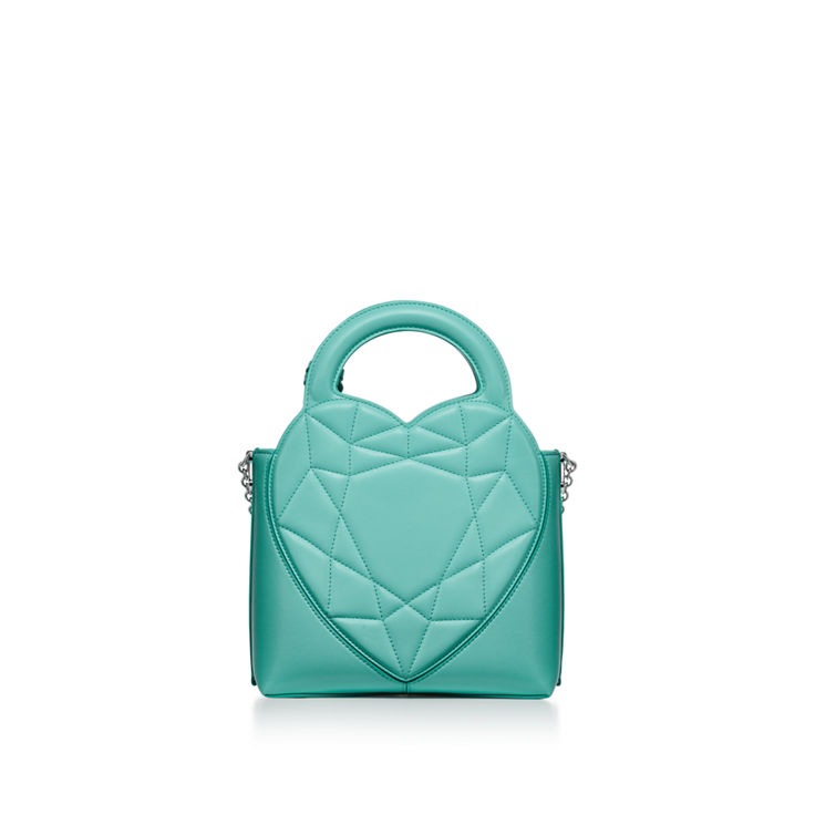 Return to Tiffany™:Padded Mini Tote Bag in Tiffany Blue® Leather image number 4