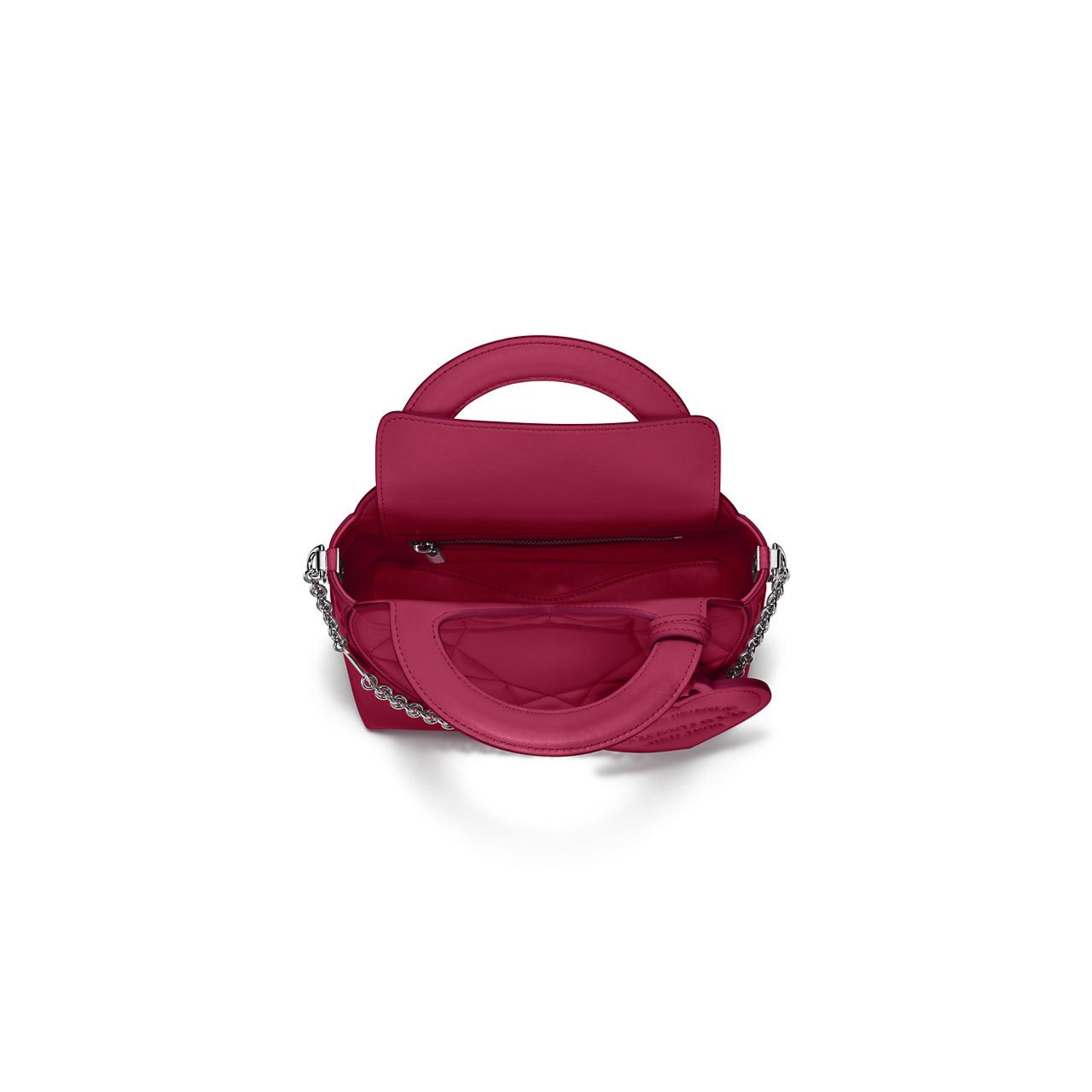 Collezione Return to Tiffany™:Mini tote imbottita in pelle fucsia numero immagine 2