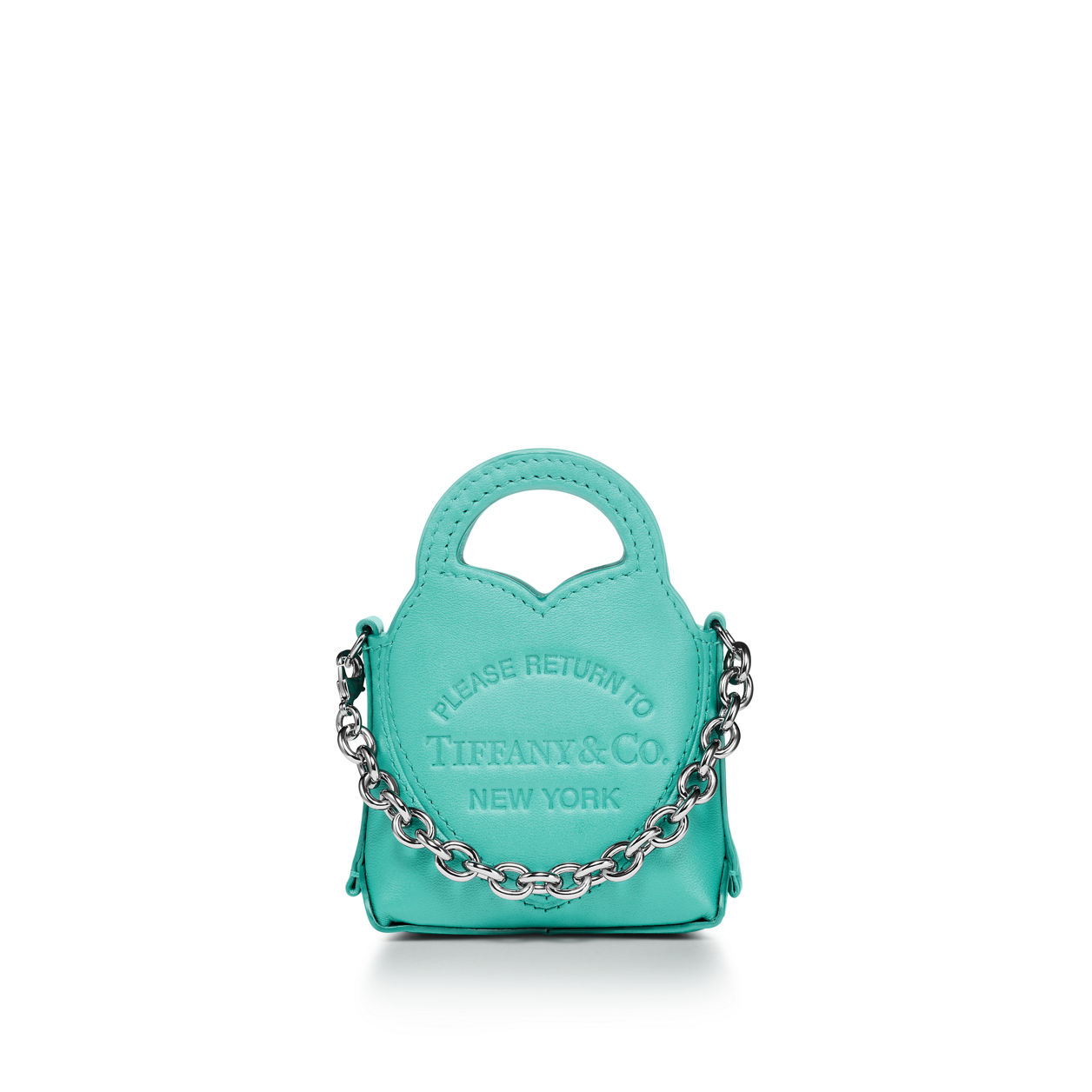 리턴 투 티파니™:나노 백 티파니 블루 레더 | Tiffany & Co. 티파니앤코 Return to Tiffany 리턴 투 티파니™:나노 백 티파니 블루... 