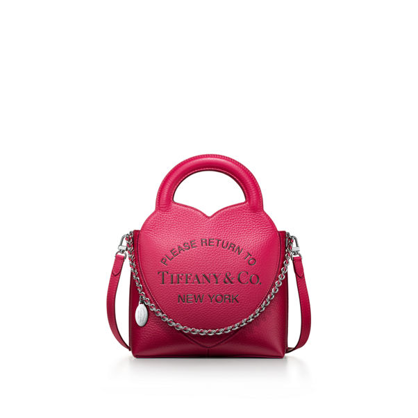 Return to Tiffany®:Ombré Mini Tote Bag in Infinity Ruby Leather