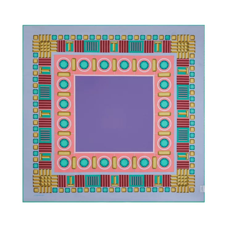 Collezione Tiffany Facets:Foulard in seta multicolore, 2