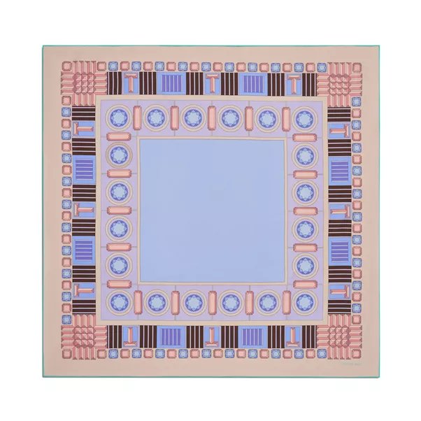 Square Scarf in Lavender Silk