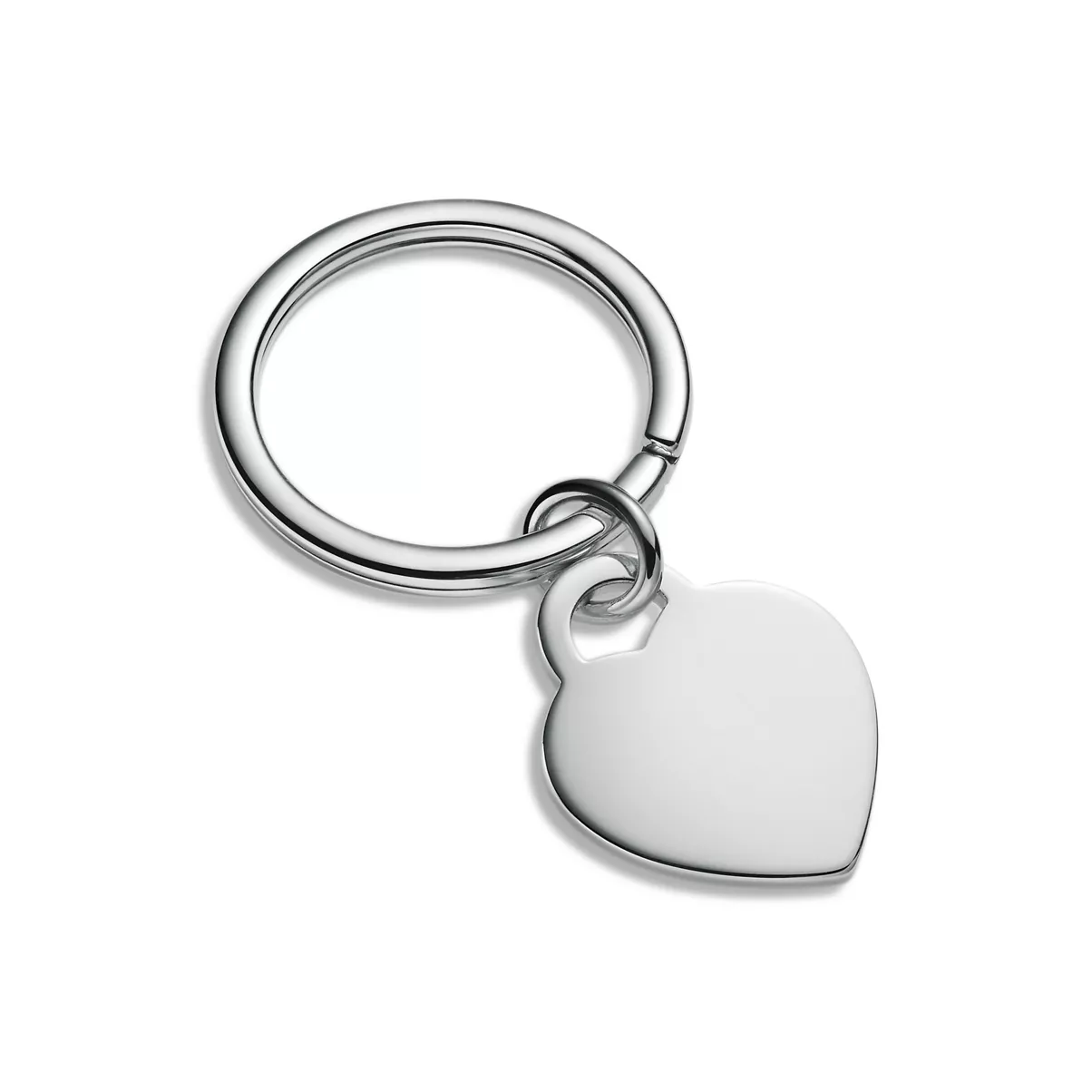 Portachiavi Heart Tag in argento