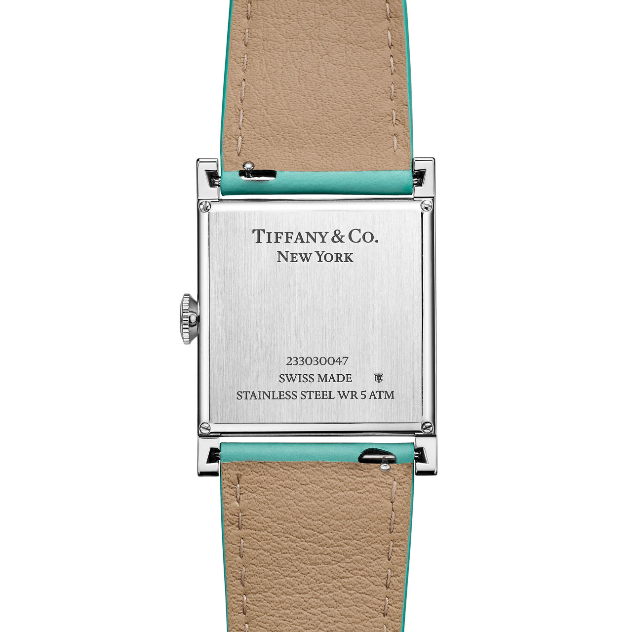 Union Square::27-mm-Uhr aus Edelstahl mit Zifferblatt in Tiffany Blue® Bildnummer 3