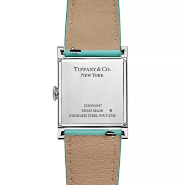 Union Square: 27 mm Watch in Steel with a Tiffany Blue® Dial, 3