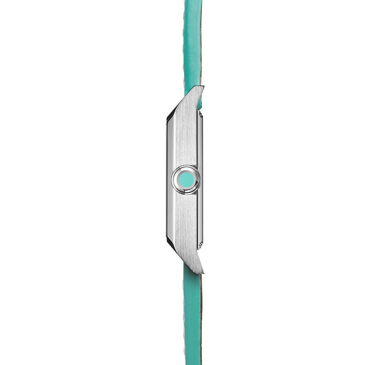 Union Square::27-mm-Uhr aus Edelstahl mit Zifferblatt in Tiffany Blue® Bildnummer 5