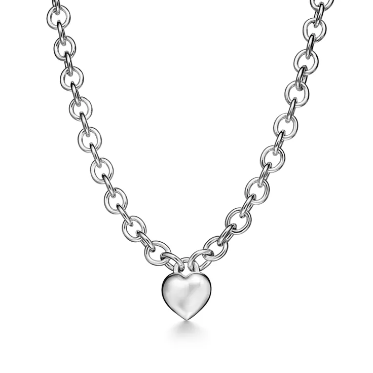 Return to Tiffany®:Full Heart Toggle Necklace in Sterling Silver, 4