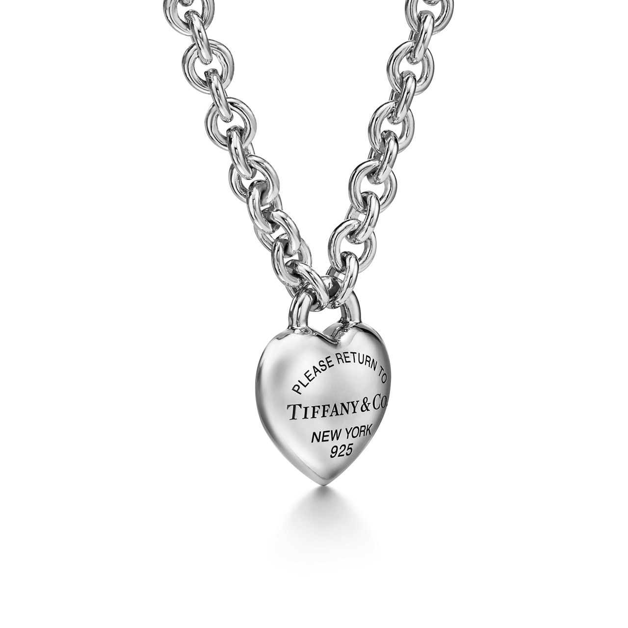 Full Heart Toggle Pendant in Sterling Silver