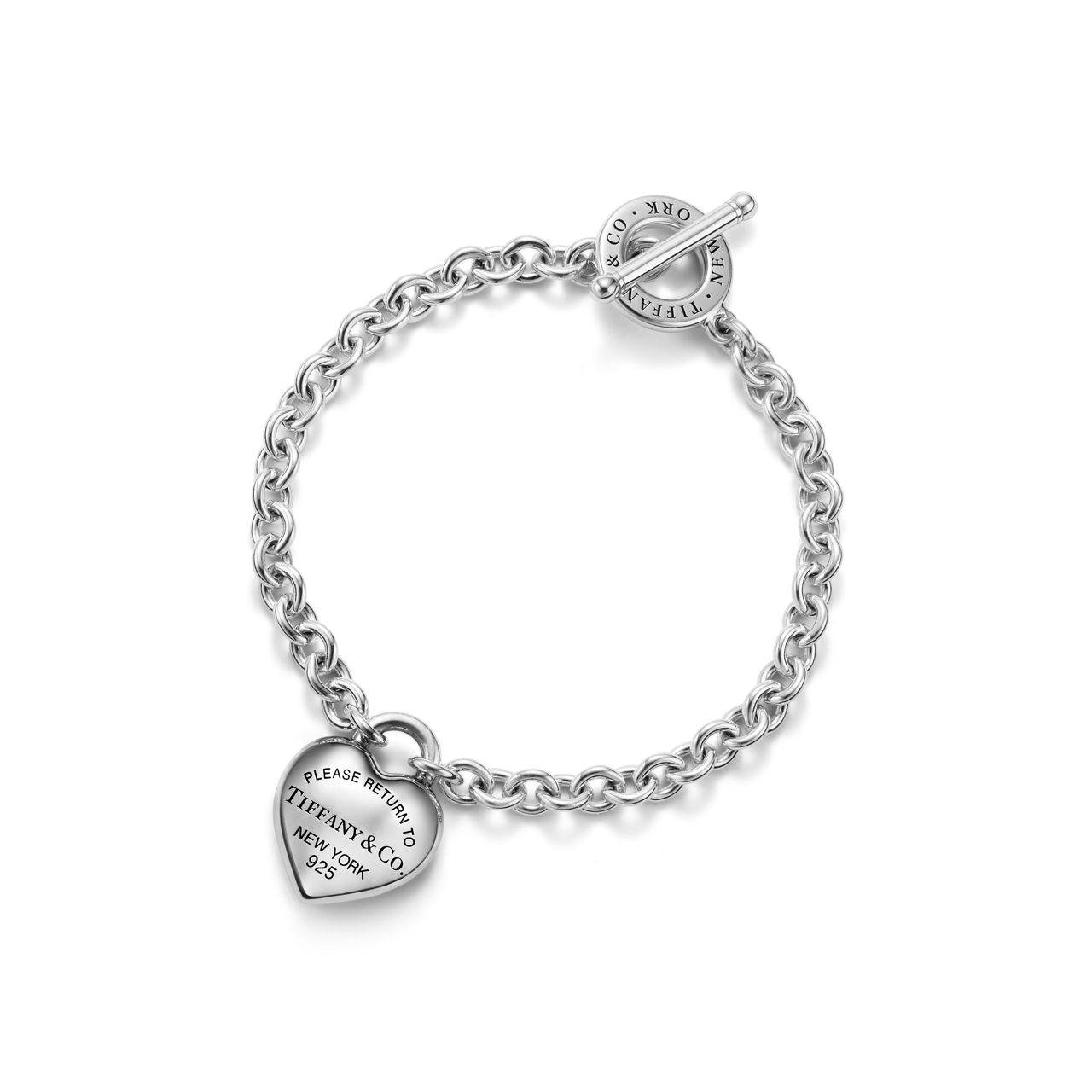 Return to Tiffany™:Full Heart Armband mit Knebelverschluss in Sterlingsilber Bildnummer 0