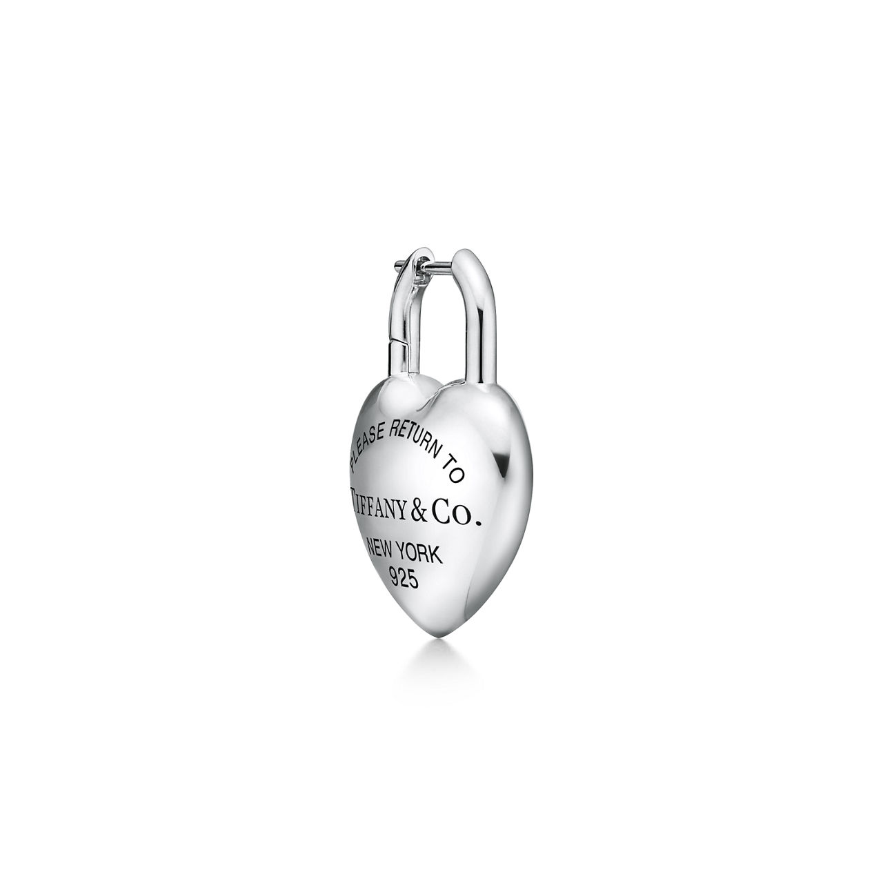 Return to Tiffany™:Full Heart Earrings in Sterling Silver image number 2