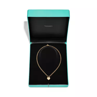 Return to Tiffany™:Pendentif Cœur plein en or jaune 18 carats, 7