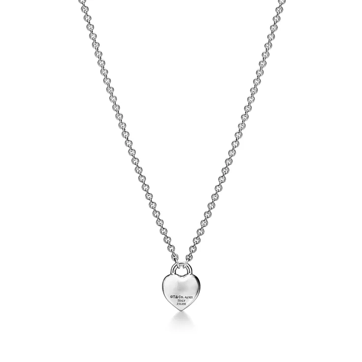 Return to Tiffany®:Full Heart Pendant in Sterling Silver, 4