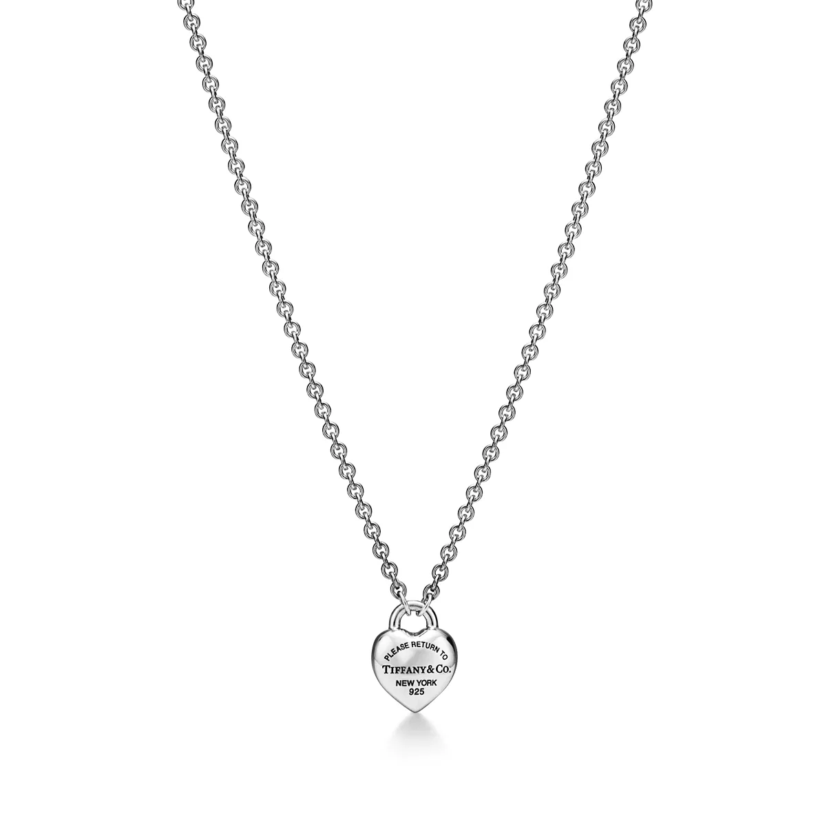 Full Heart Pendant in Sterling Silver