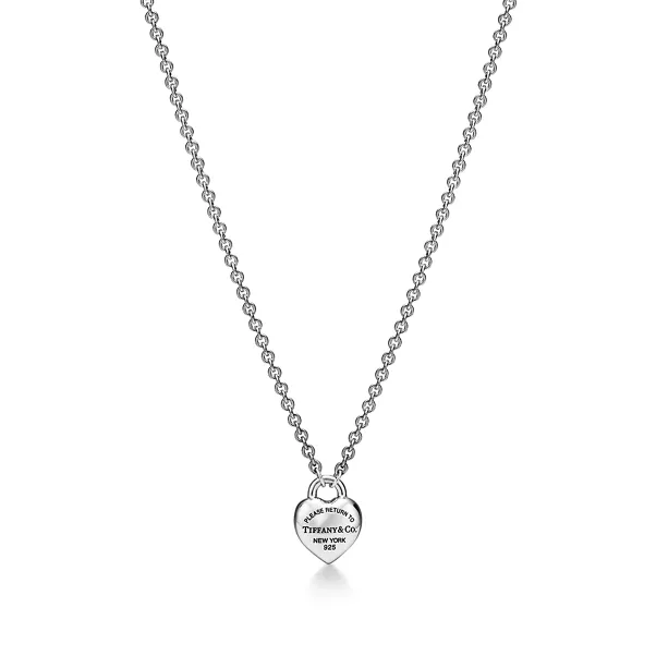 Pendentif Cœur Plein en argent 925 millièmes