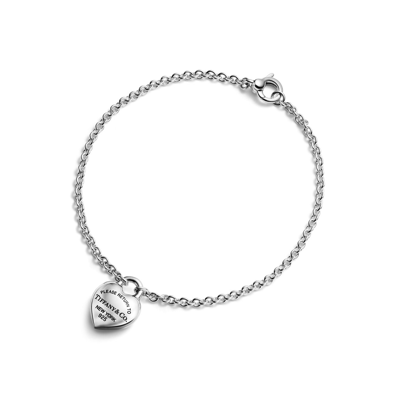 Return to Tiffany™:Full Heart Bracelet in Sterling Silver image number 0