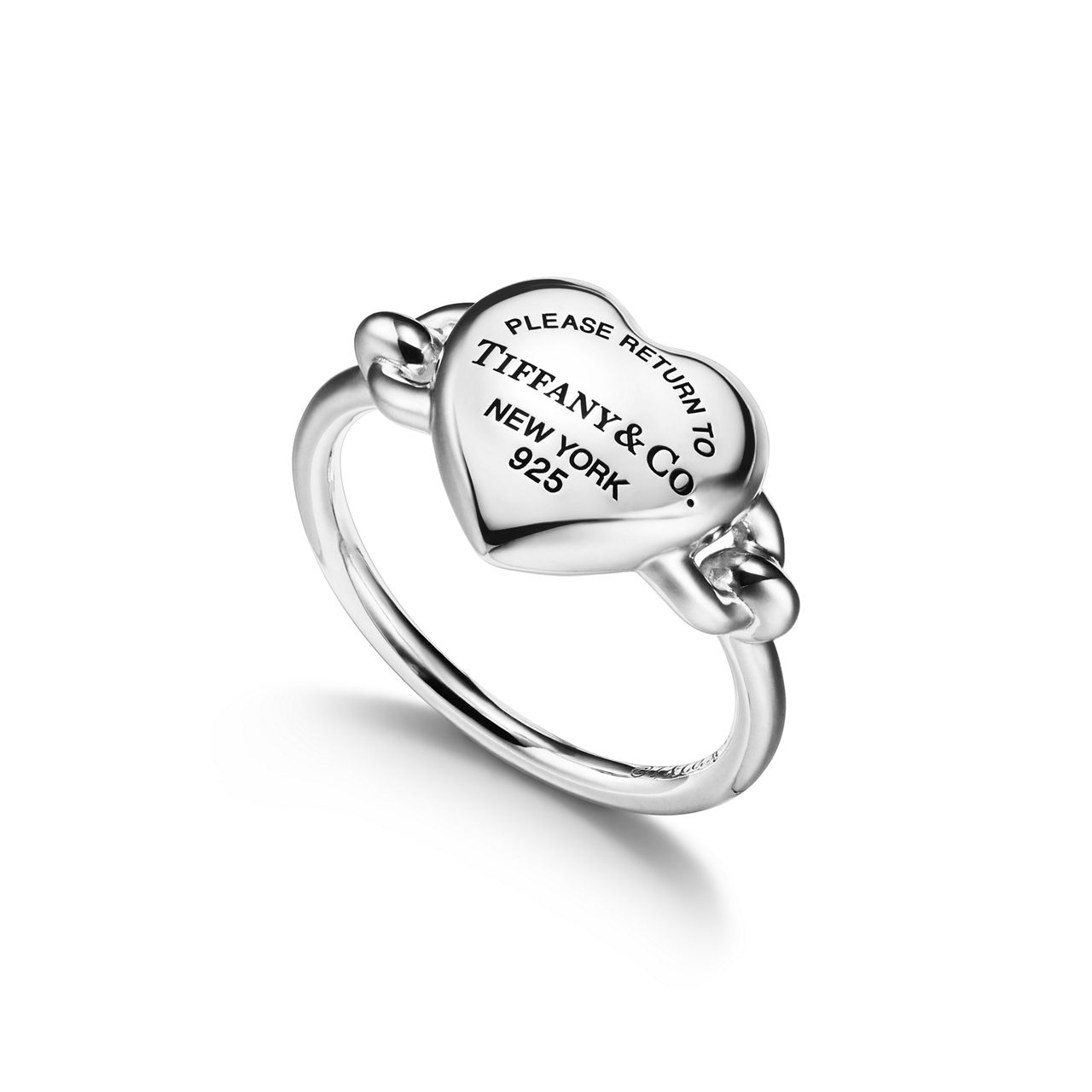 Return to Tiffany™:Bague Cœur plein en argent 925 millièmes numéro dimage {1}