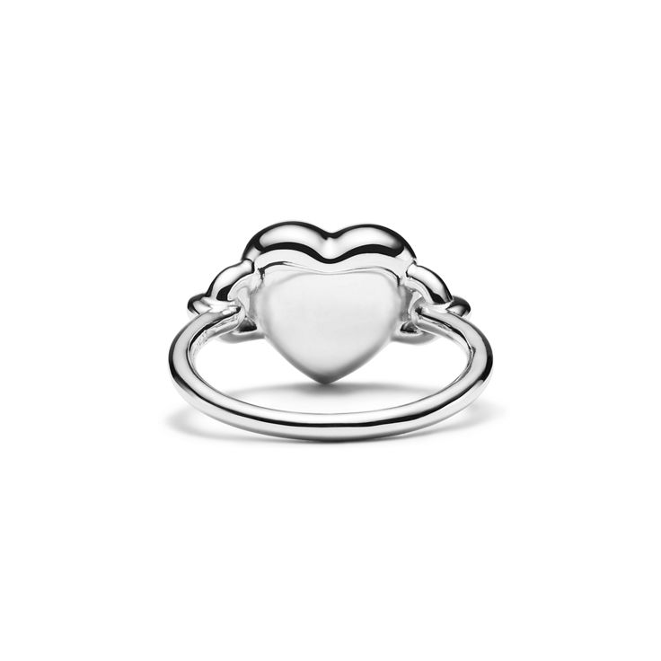 Return to Tiffany™:Full Heart Ring in Sterling Silver image number 4