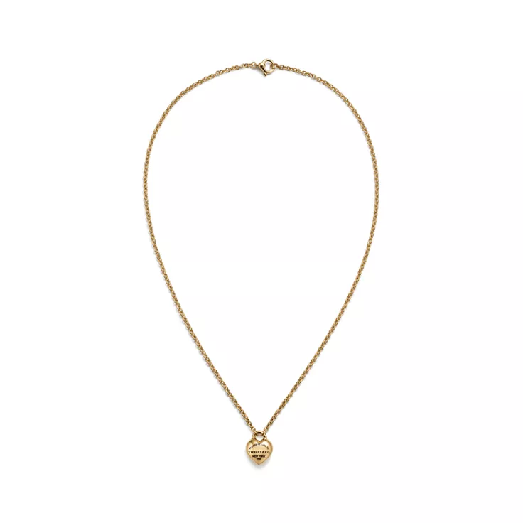 Return to Tiffany™:Full Heart Anhänger in Gelbgold, 4