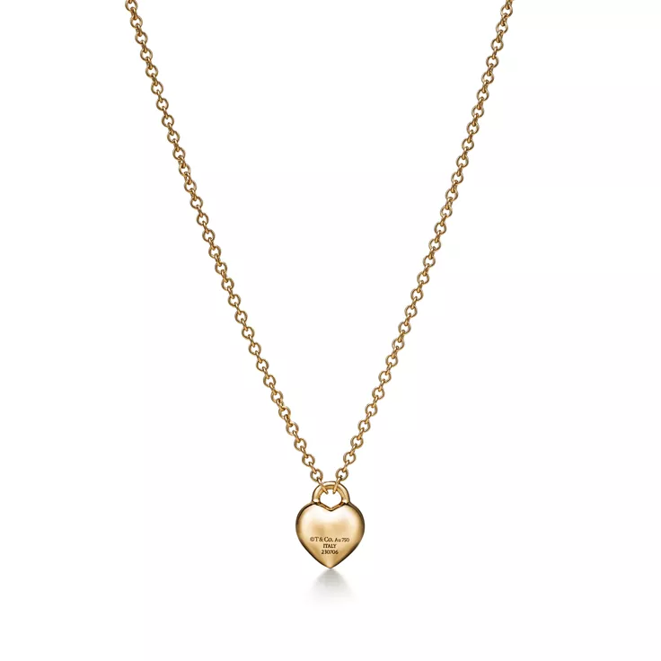 Return to Tiffany™:Full Heart Anhänger in Gelbgold, 5