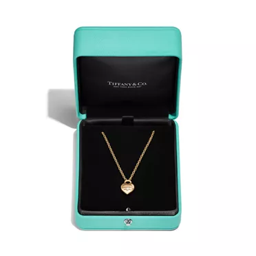 Return to Tiffany™:Full Heart Anhänger in Gelbgold, 7