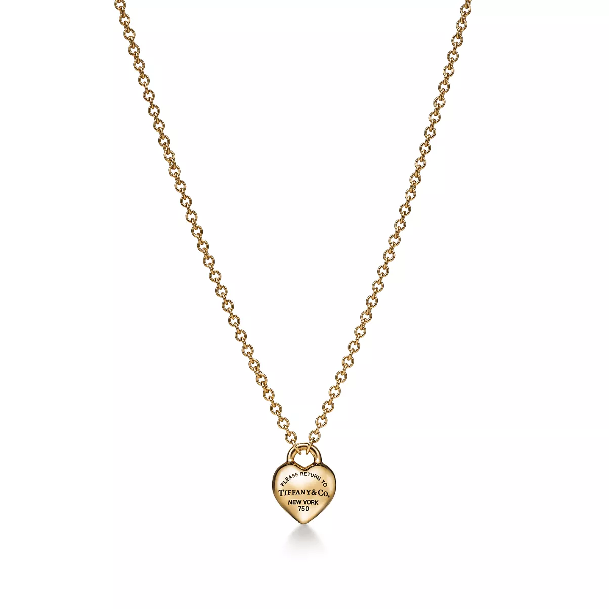 Full Heart Pendant in Yellow Gold