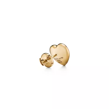 Return to Tiffany™:Full Heart Earrings in Yellow Gold, 3