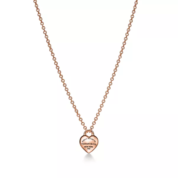 Full Heart Anhänger in Roségold