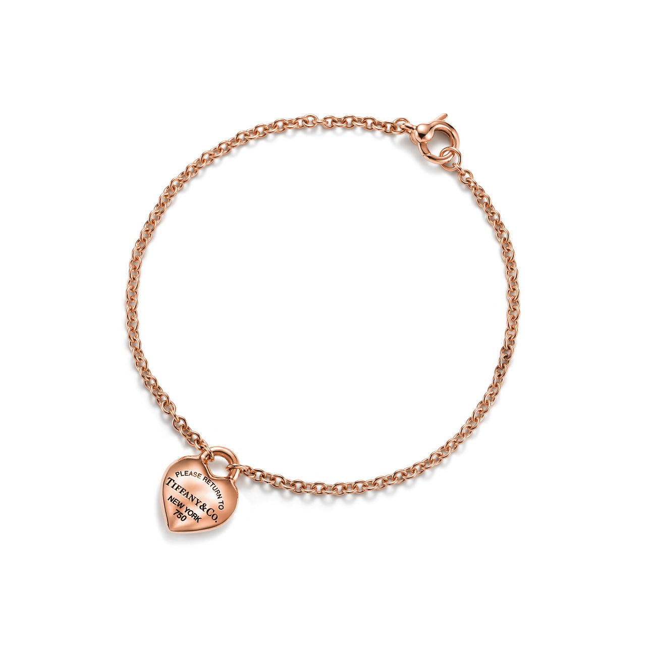 Full Heart Armband in Roségold