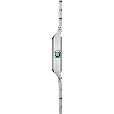 Union Square: Montre 27 mm en acier inoxydable avec cadran blanc, 3
