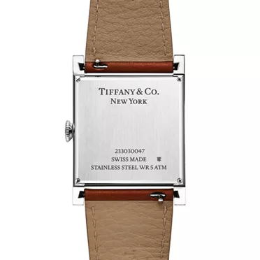 Union Square: 30 mm Watch in Steel with a White Dial, 2